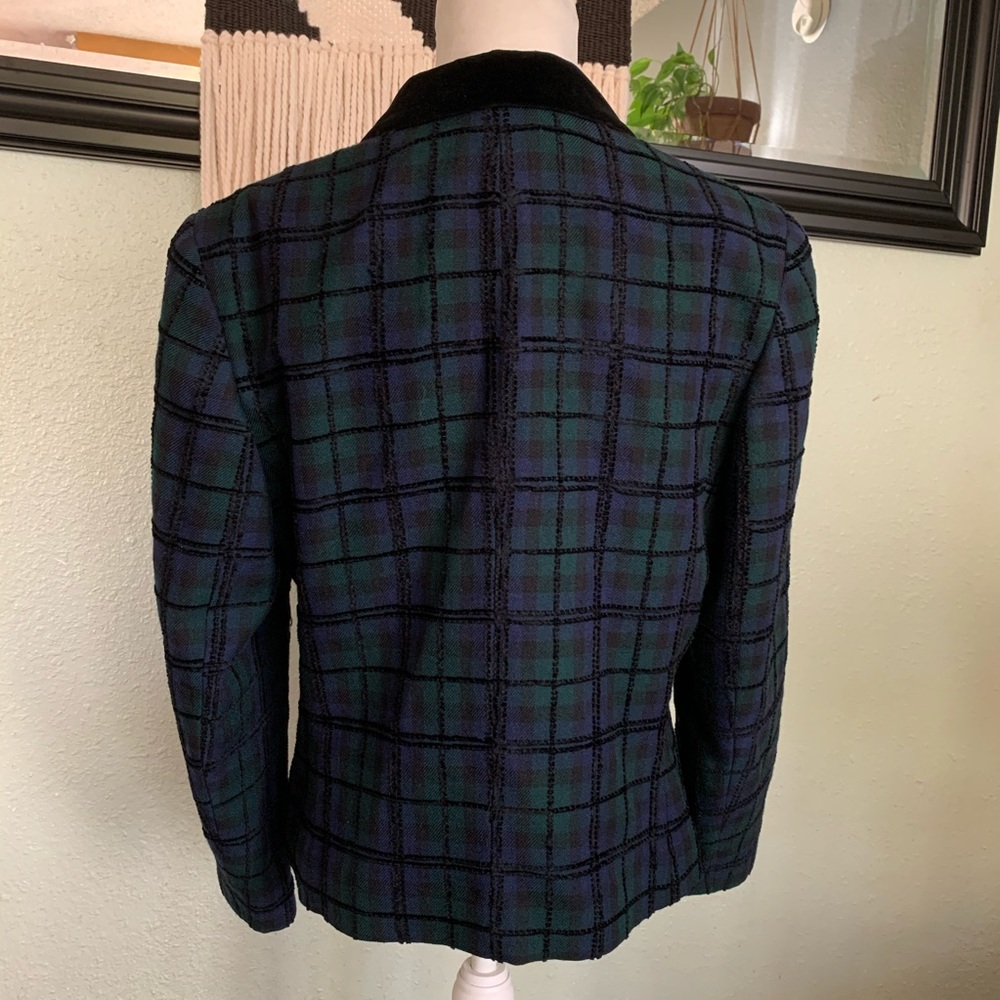 Pendleton Wool Blend Plaid Button Up Jacket - image 4